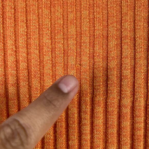 C/Meo Womens  Collective Still In Love‎ Knit Midi Skirt, Orange NWT - Picture 5 of 7